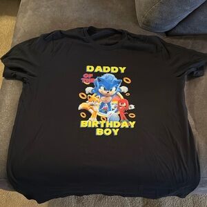 Sonic Birthday Shirt - Daddy. Size XL